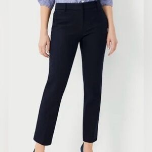 Ann Taylor Navy Devin Fit Suit Pants